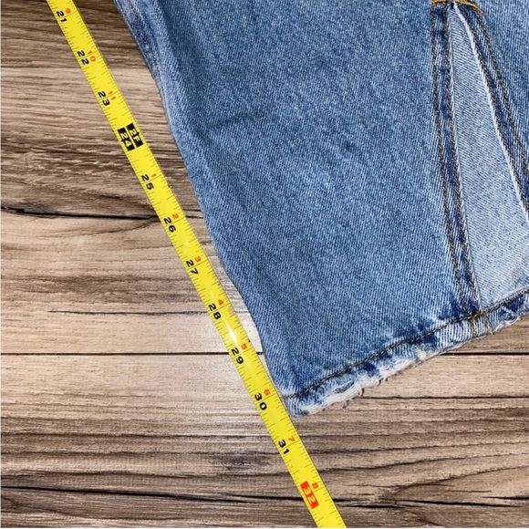 Free People We The Free Long Lines Slit Straight Jean Women’s Denim Flare SZ 29 - Picture 11 of 13